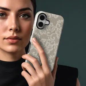 White Lace Phone Case, Trendy Aesthetic Protective Cover for iPhone 17 16 15 14 13 12 11 Pro Max,... | Etsy (US)