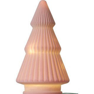 Merrybrite LED Flocked Glass Tree, Pink, 7.6 in | CVS