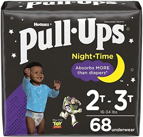 Pull-Ups Night-Time Boys' Training Pants, 2T-3T, 68 Ct | Amazon (US)