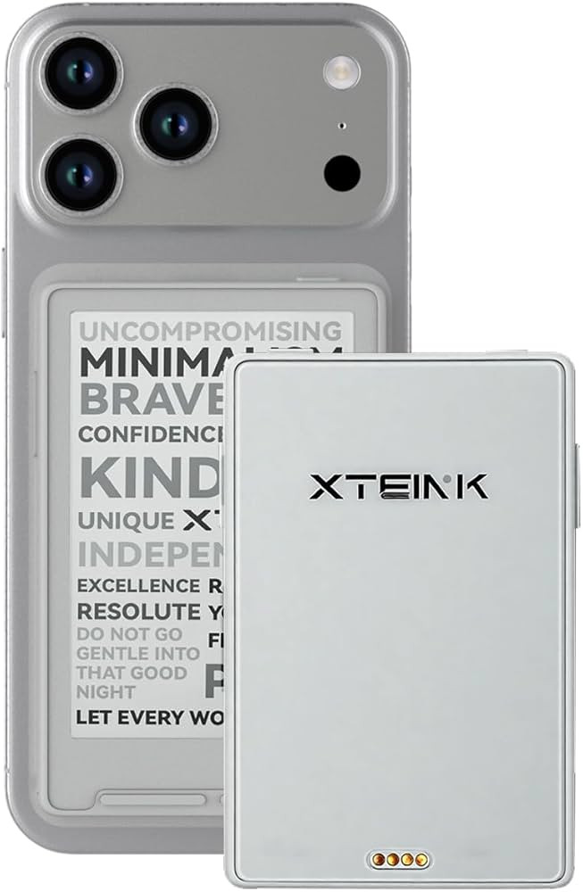 XTEINK X3 3.7" Pocket E-Ink eBook Reader, Mist Gray | Amazon (US)