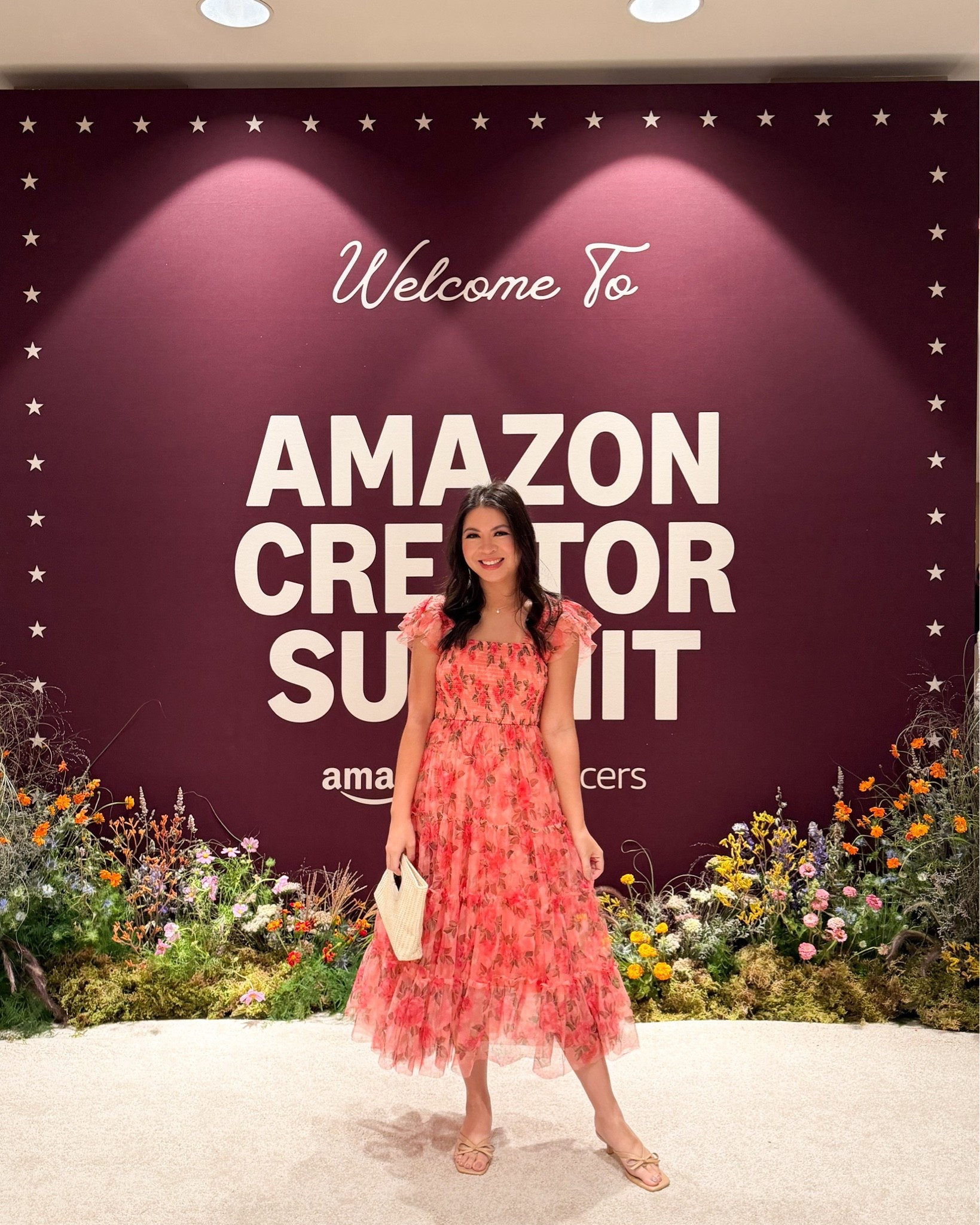 Amazon Tulle floral dress with bow kitten heels at the Amazon Creator Summit!

#LTKdayinmylife #LTKootd #LTKSeasonal