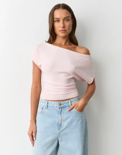 Off Shoulder Knit Top | Glassons (Australia)
