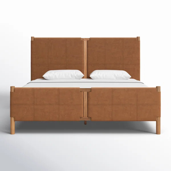 sunita leather bed | Birch Lane