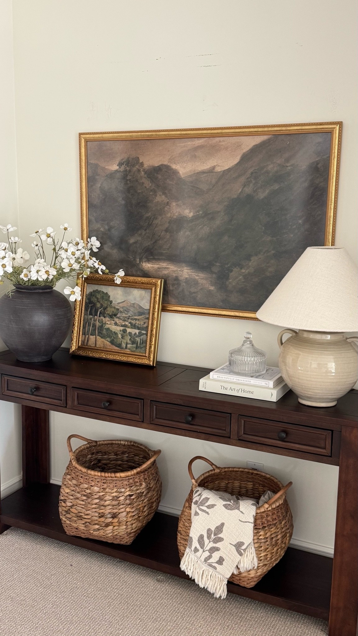 Neutral summer console table

#LTKHome #LTKSaleAlert #LTKSeasonal