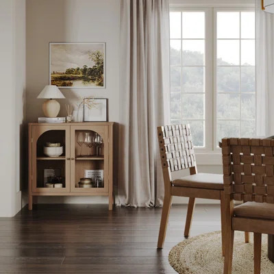 Sideboard Buffet With Glass Doors | Wayfair North America