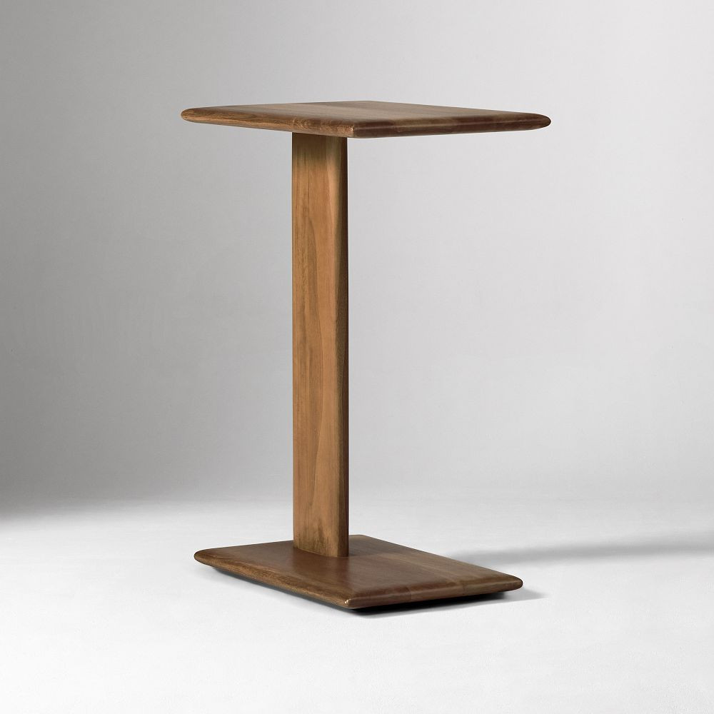 Anton Solid Wood C-Side Table (18") | West Elm (US)