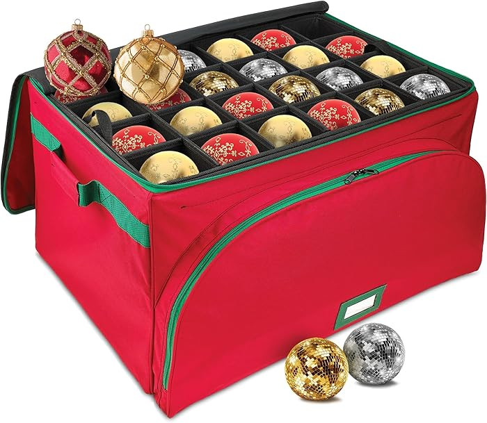 HOLDN’ STORAGE Premium Christmas Ornament Storage Container - Holds Up to 72-4” Ornaments Dur... | Amazon (US)