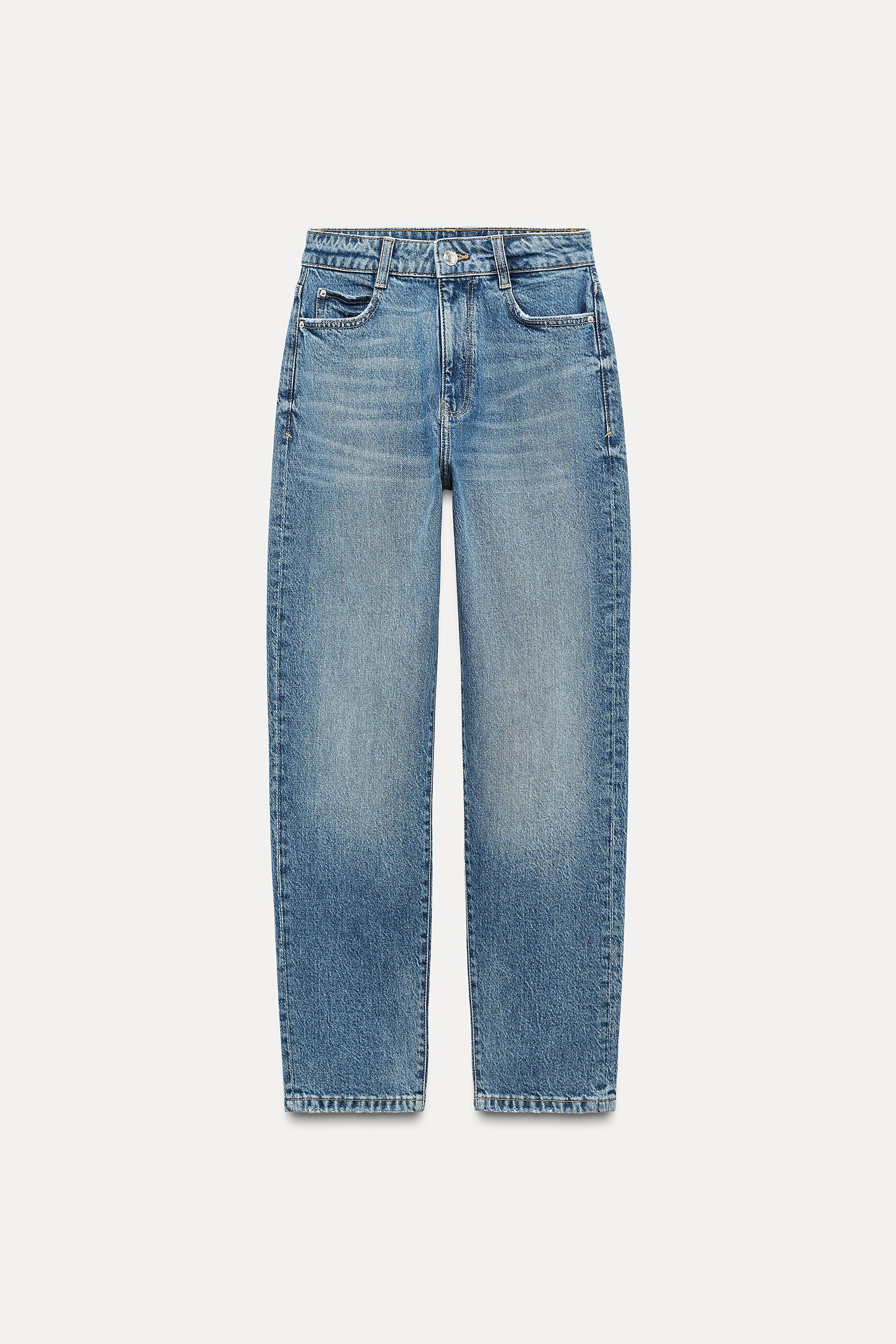 Z1975 HIGH-WAIST SLIM MOM LEG JEANS | Zara US