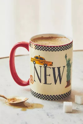 Rifle Paper Co. Stoneware NYC Mug | Anthropologie (US)