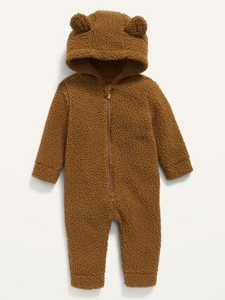 Unisex Bear-Critter Sherpa One-Piece for Baby | Old Navy (US)