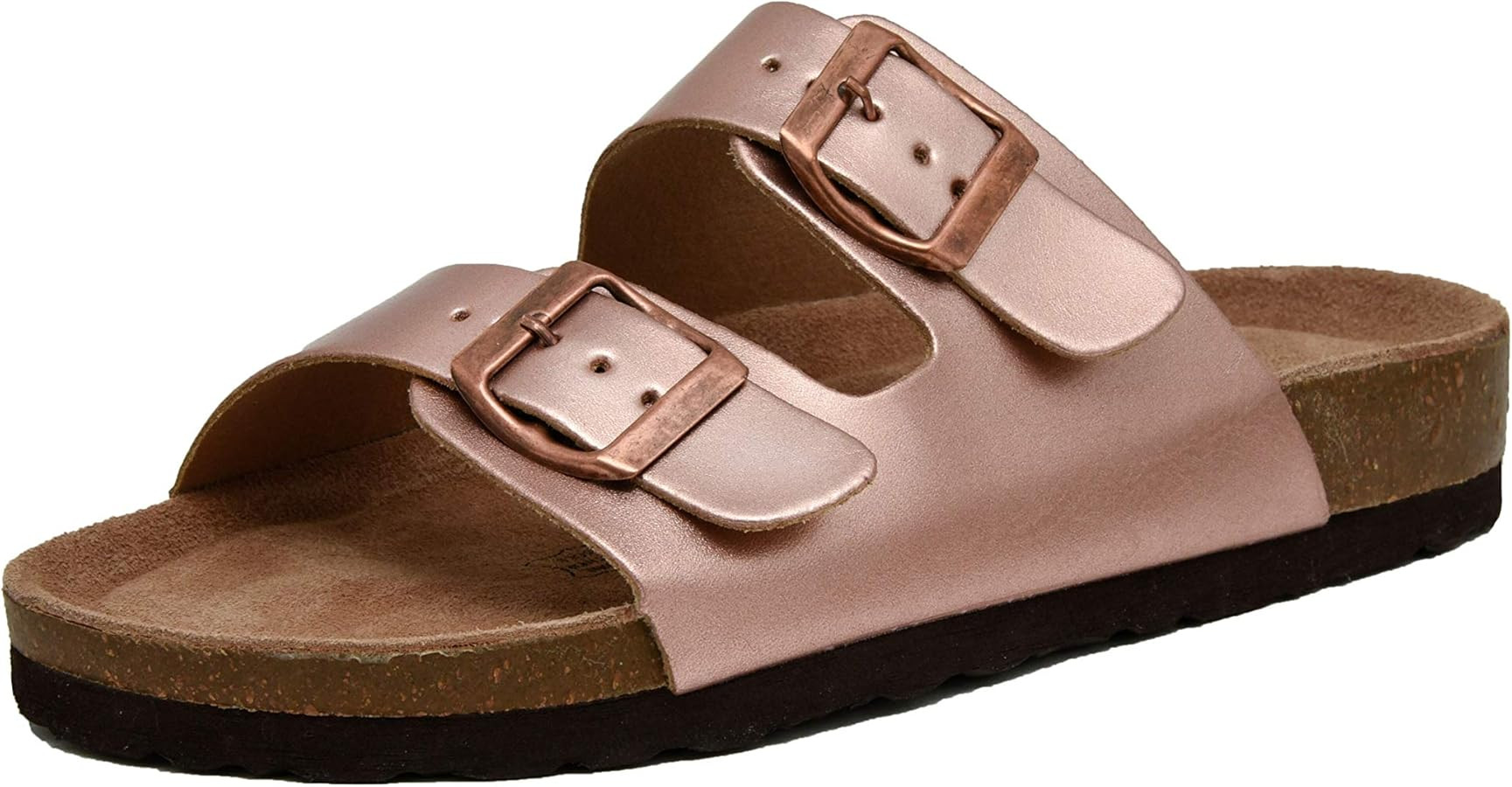 CUSHIONAIRE Women's Lane Cork Footbed Sandal With +Comfort, | Amazon (US)