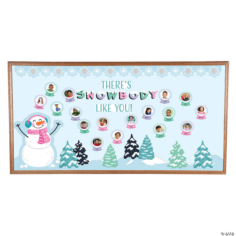 There’s Snowbody Like You Snow Globe Classroom Bulletin Board Set - 51 Pc. | Oriental Trading Company
