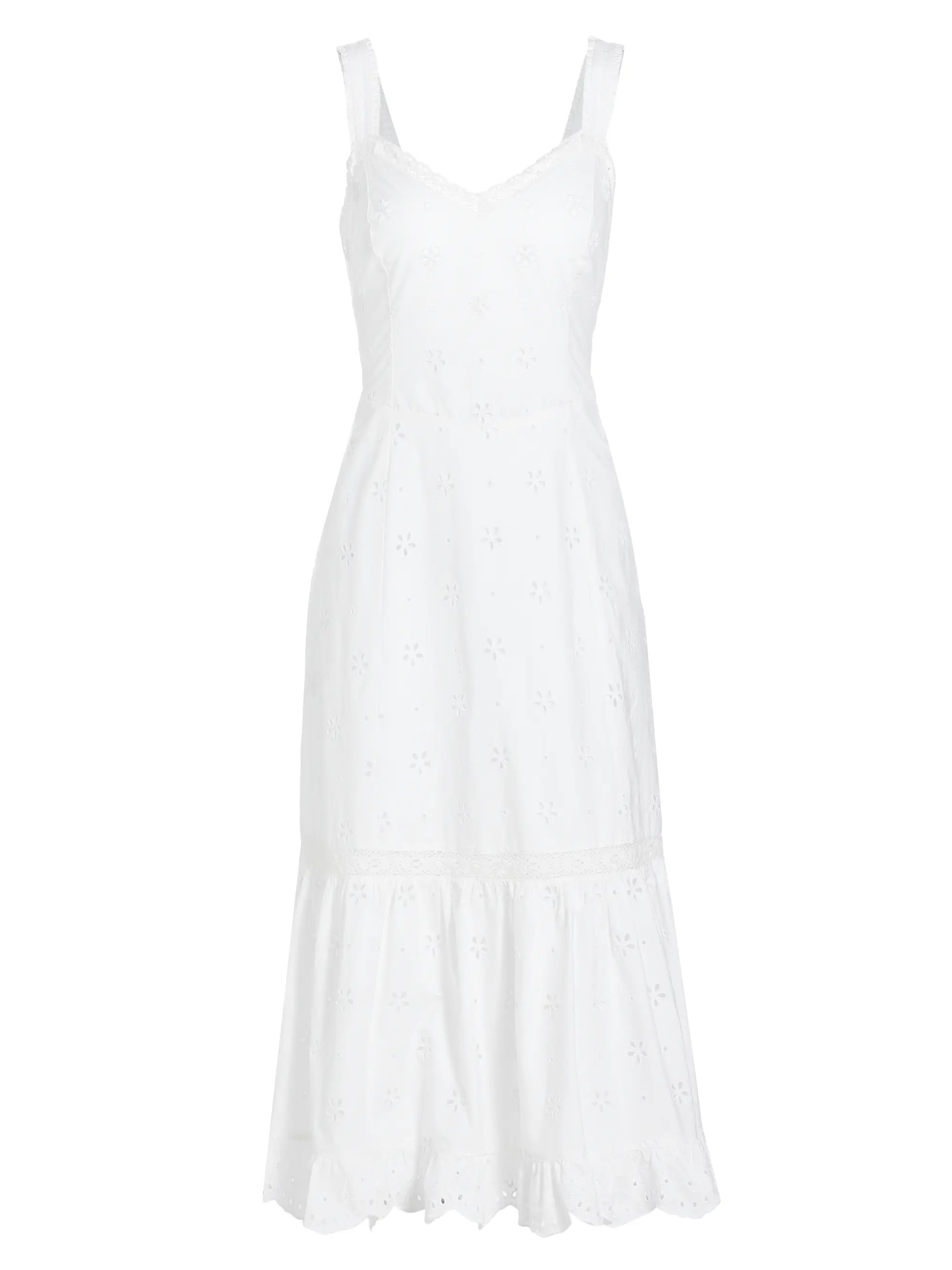 Pallas Eyelet-Embroidered Midi-Dress | Saks Fifth Avenue