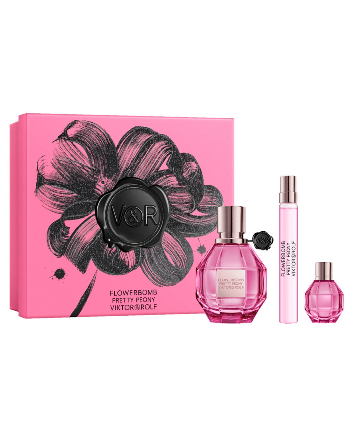 Viktor & Rolf Flowerbomb Pretty Peony 3-Pc. Eau De Parfum Gift Set | Macy's