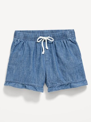 Ruffled Jean Shorts for Toddler Girls | Old Navy (CA)