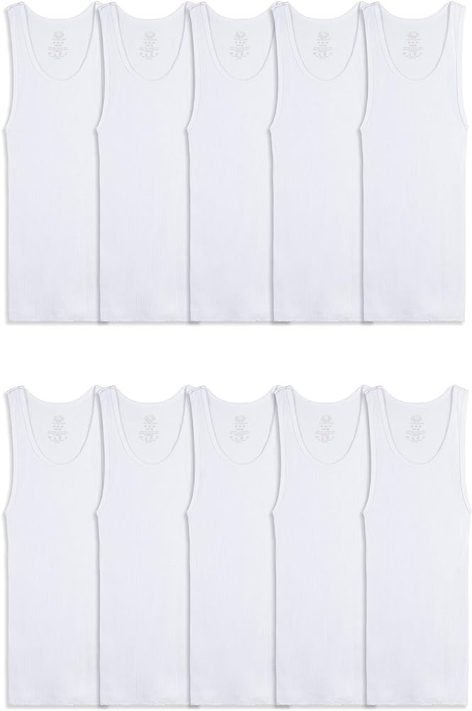 Fruit of the Loom Boys' Eversoft Cotton Undershirts, T Shirts & Tank Tops | Amazon (US)