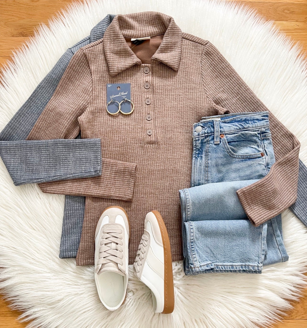 New Ribbed Polo Tops!  Loving the fit of these!

#LTKootd