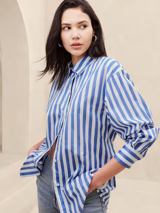 Crisp Cotton Shirt | Banana Republic Factory