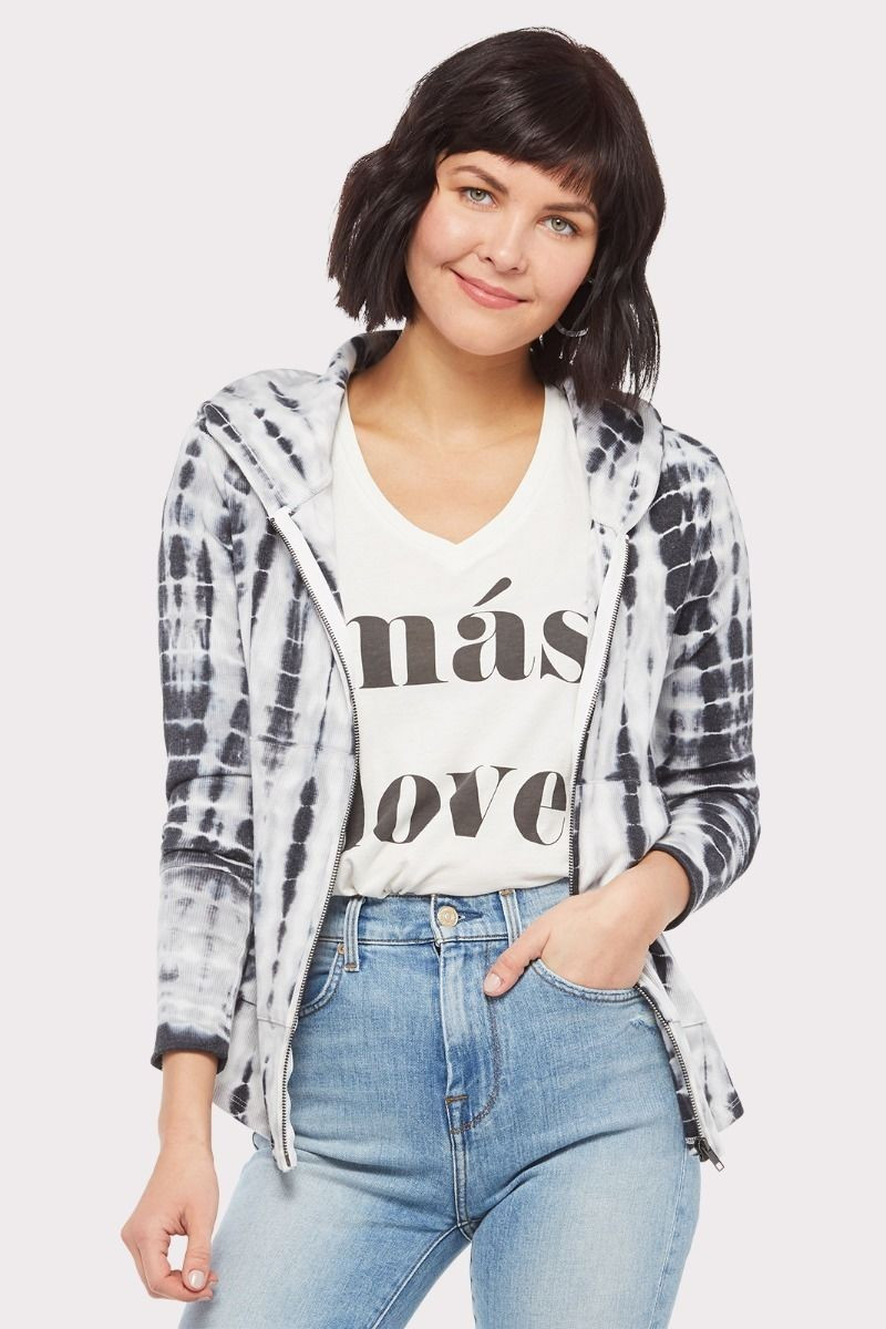 Vintage Rib Tie Dye Hoodie | Evereve