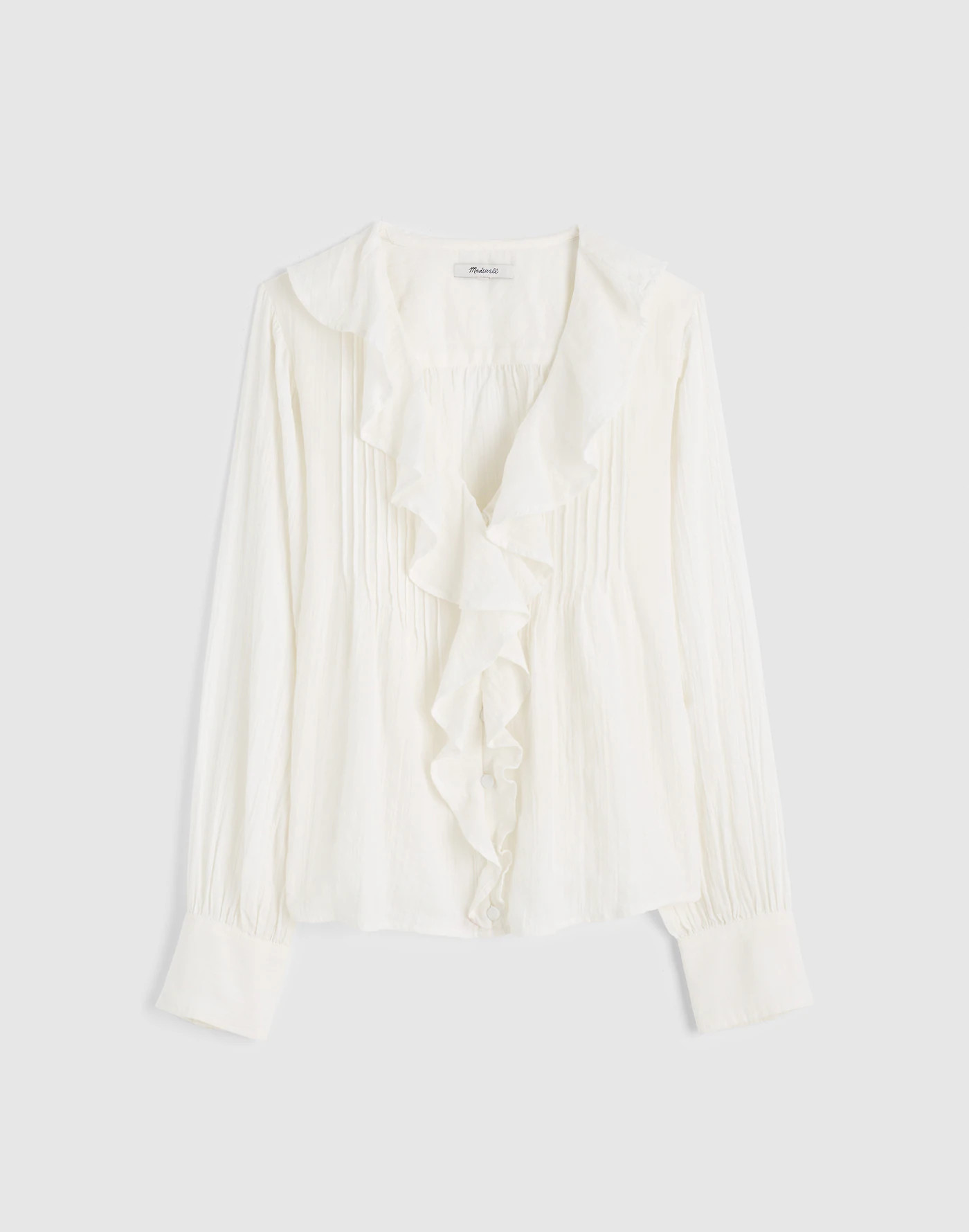 Ruffled Pintuck Top | Madewell