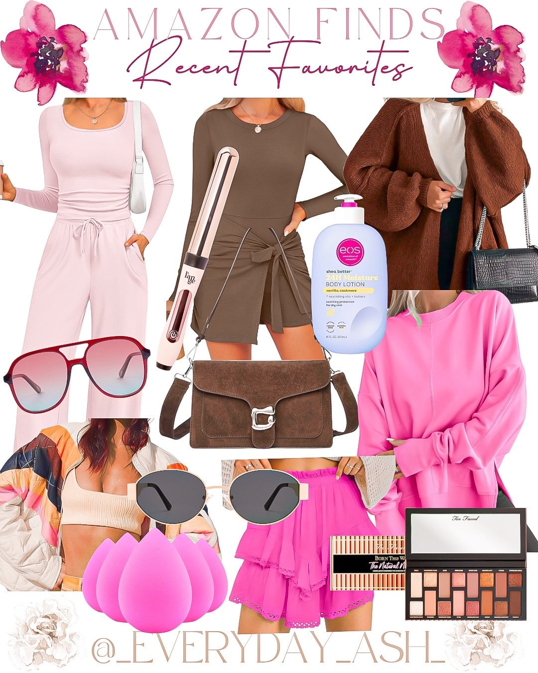 Amazon // recent favorites 💕💜

Amazon fashion , two piece set, brown romper, oversized sweater, suede purse, sunglasses, eyeshadow , beauty finds, winter coat, pink skirt , pink sweatshirt 

#LTKHoliday #LTKFindsUnder50 #LTKGiftGuide