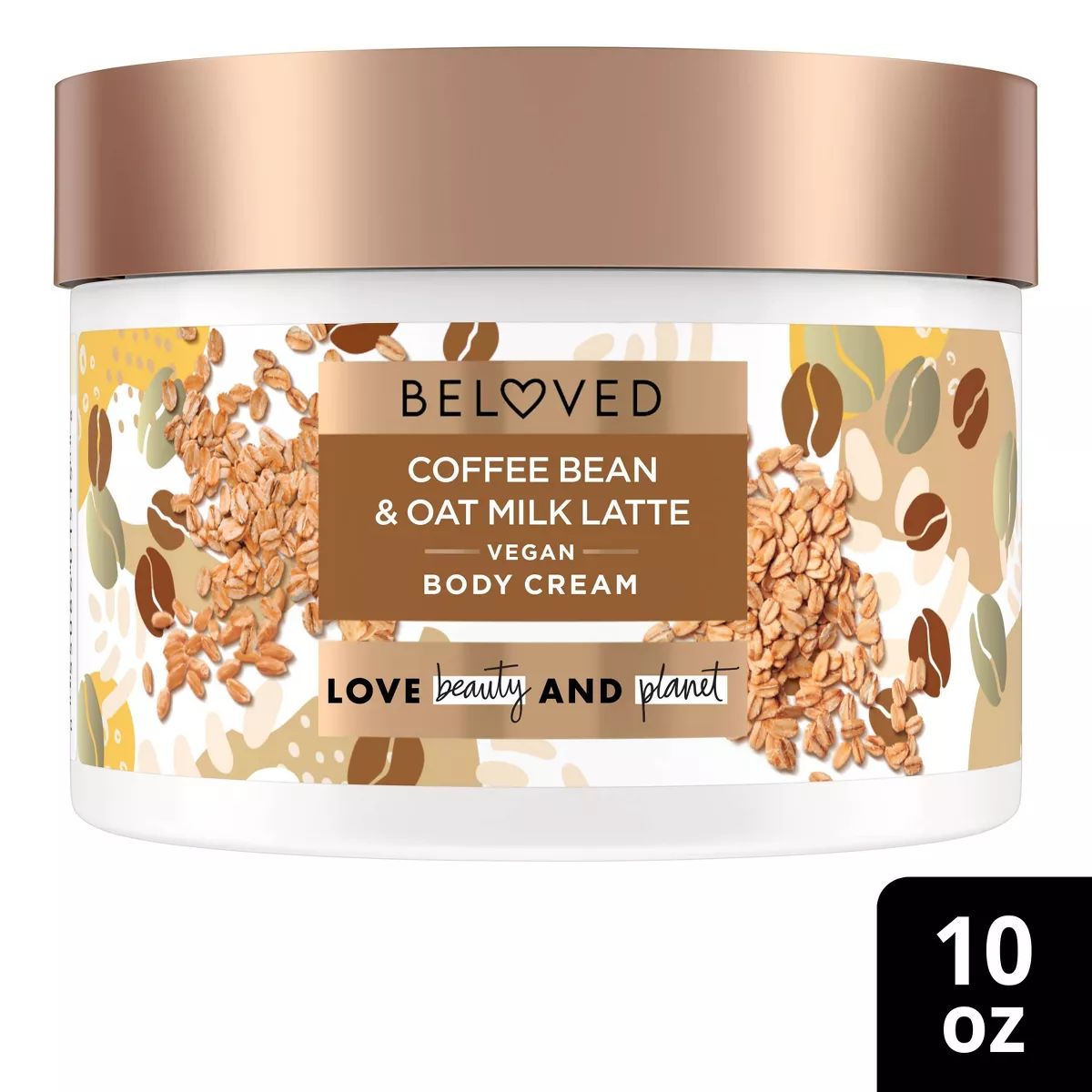 Beloved Body Cream Coffee Bean & Oat Milk Latte - 10oz | Target