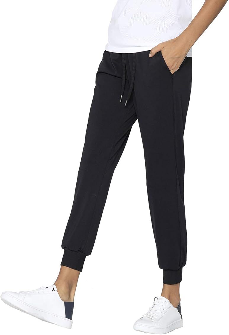 Amazon.com: AJISAI Women's Joggers Pants Drawstring Running Sweatpants with Pockets Lounge Wear B... | Amazon (US)