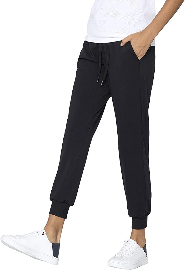 Amazon.com: AJISAI Women's Joggers Pants Drawstring Running Sweatpants with Pockets Lounge Wear B... | Amazon (US)
