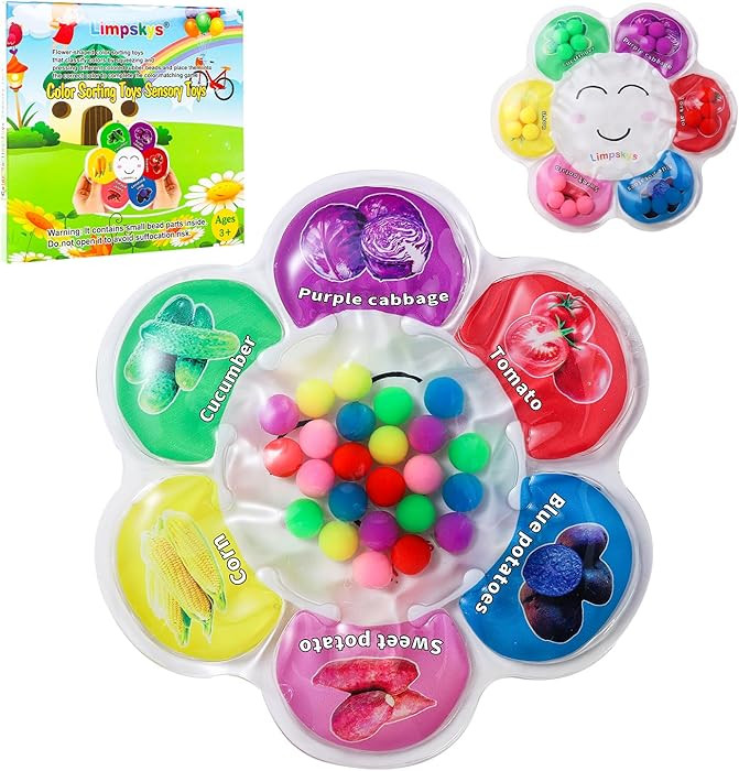Limpskys Color Sorting Sensory Toys, Sensory Toys for Toddlers, Sensory Calming Tools for Kids, Q... | Amazon (US)
