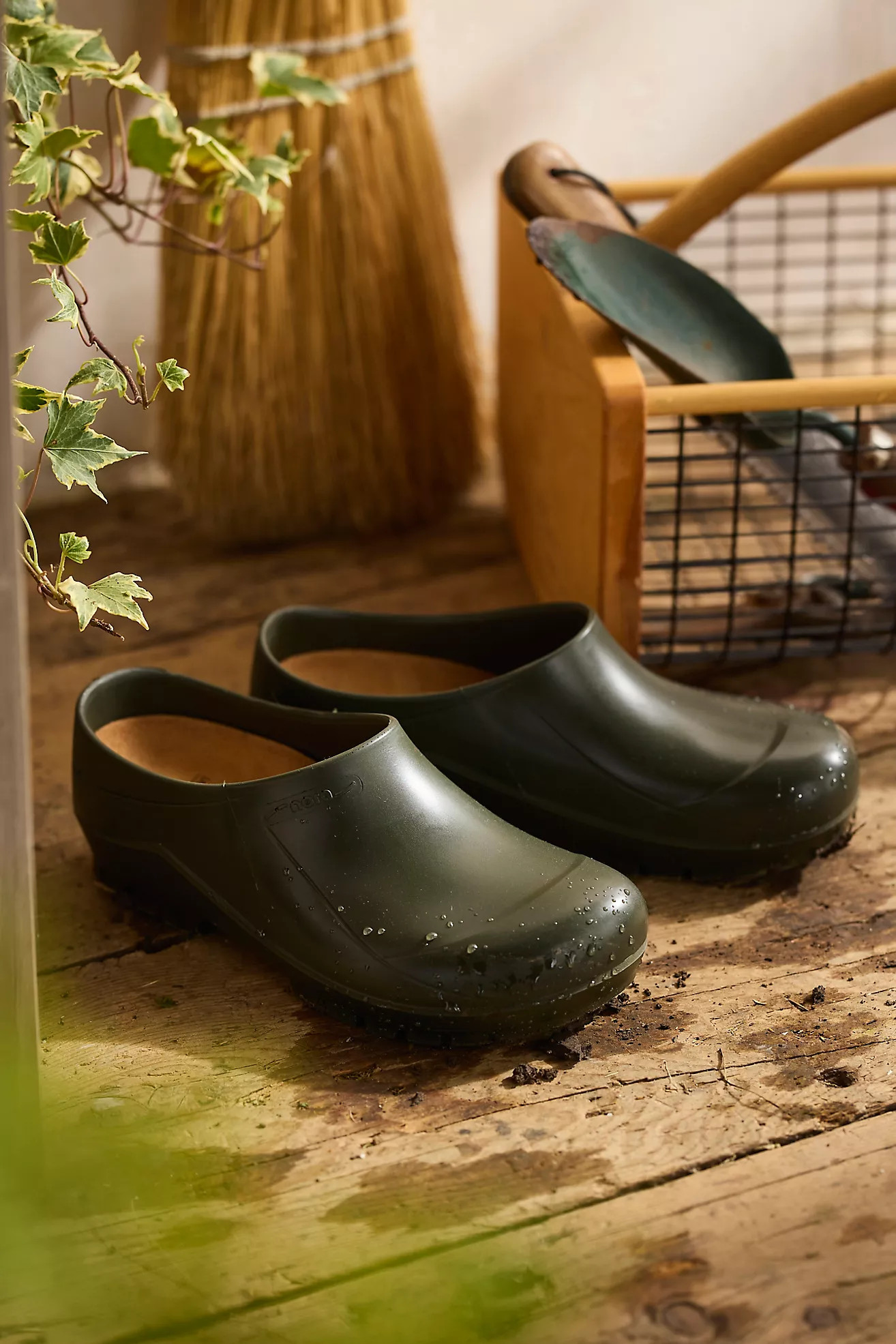 NORA Garden Clogs, Green | Anthropologie (US)