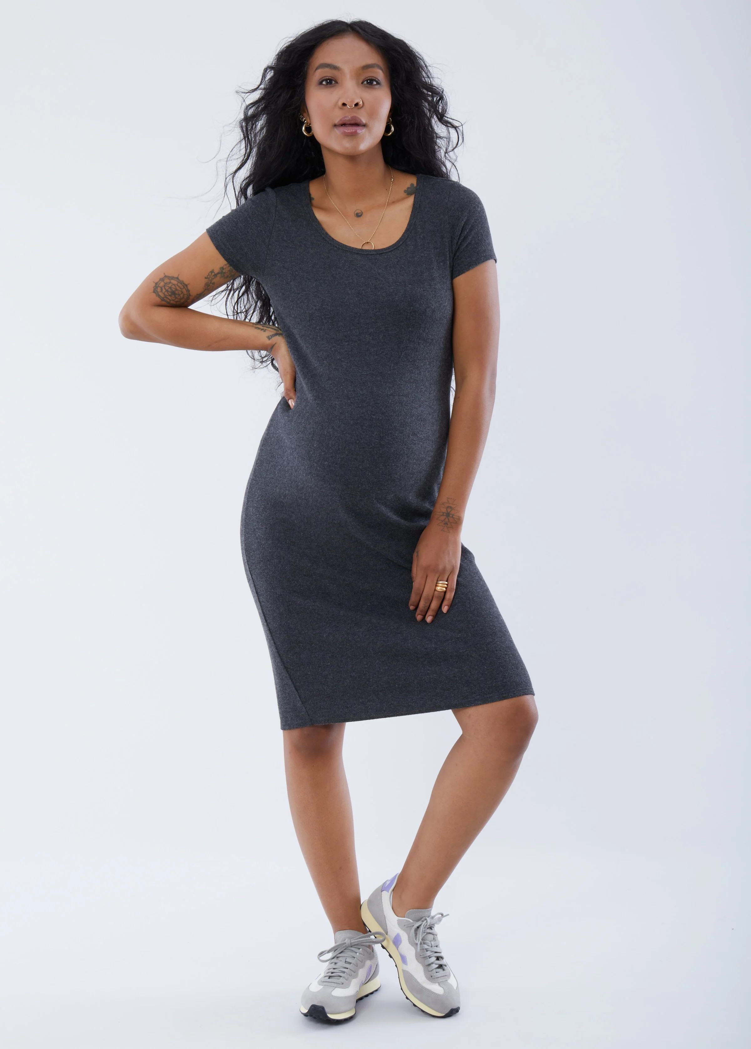 Rib T-Shirt Maternity Dress | Ingrid & Isabel