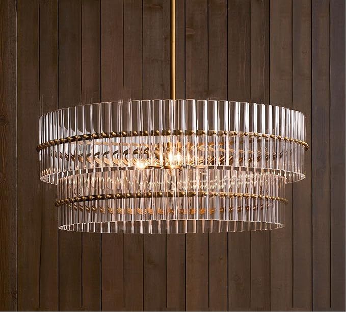 Crystal Round Chandelier, Mallory Crystal Round Chandelier | Amazon (US)