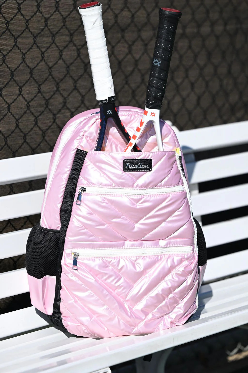 Emily Bag – Shimmering Luxury Tennis & Pickleball Backpack | NiceAces