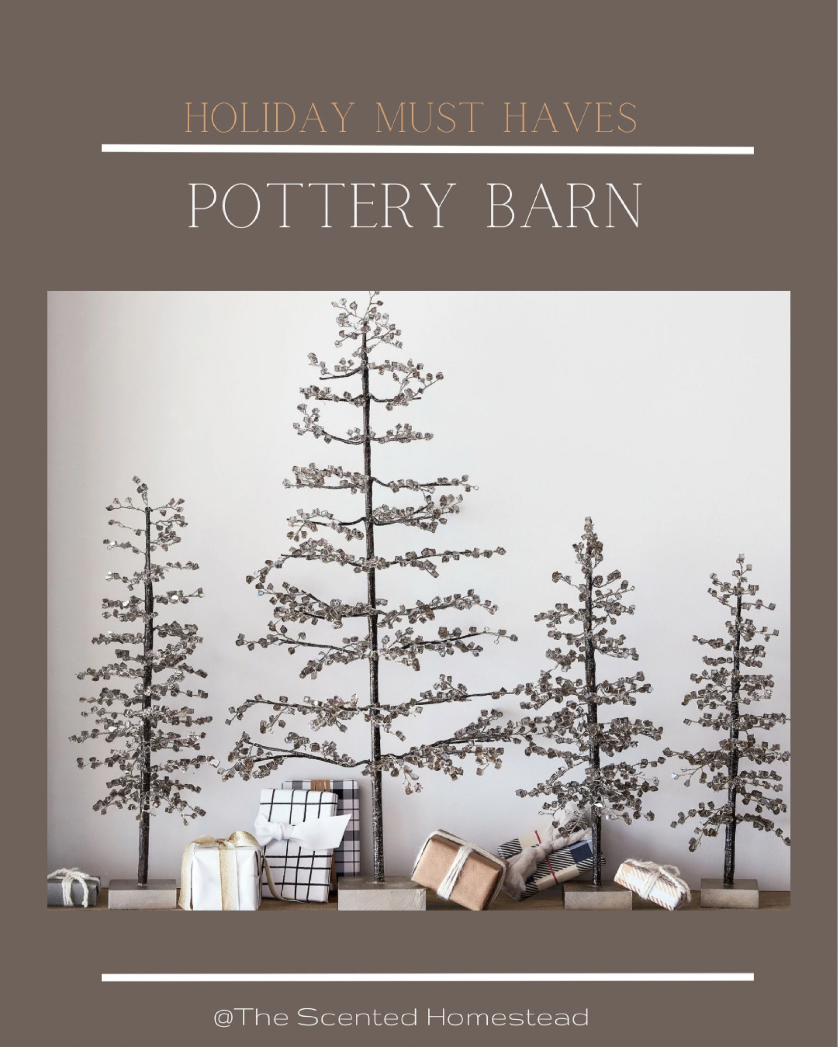 Classic Holiday decor accents, Pottery Barn Faceted Mirror Tree, Christmas decor 

#LTKSeasonal #LTKfindsunder100 #LTKHoliday