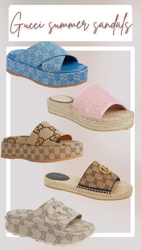Gucci summer sandals 

#LTKtravel #LTKshoecrush #LTKstyletip