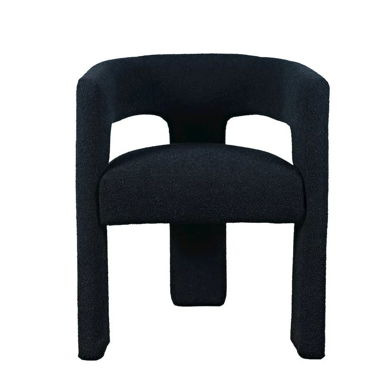 Jofran Sven Modern Contemporary Upholstered Three-Leg Curved Back Dining Chair | Walmart (US)