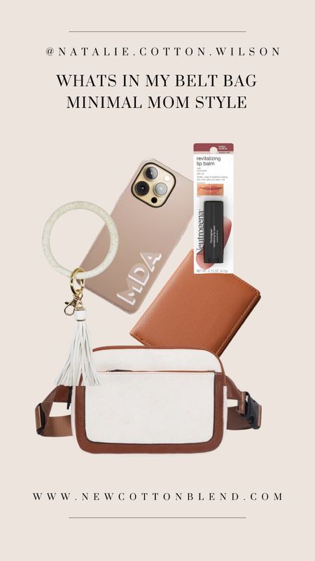 Key chain Amazon. 
Monogram phone case Etsy
Fave tinted lip balm Amazon
Small wallet Amazon
Belt bag Shein 

#LTKfindsunder50 #LTKstyletip #LTKGiftGuide