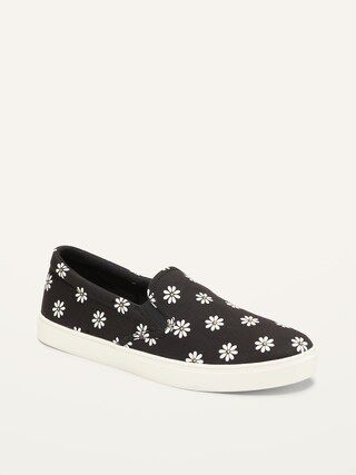 Canvas Slip-On Sneakers For Women | Old Navy (CA)