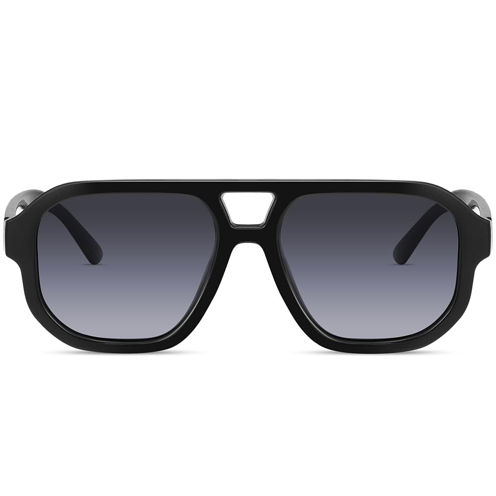 livho Trendy Polarized Square Aviator Sunglasses Women Men Square Eyewear Frame, Retro Sun Glasse... | Amazon (US)