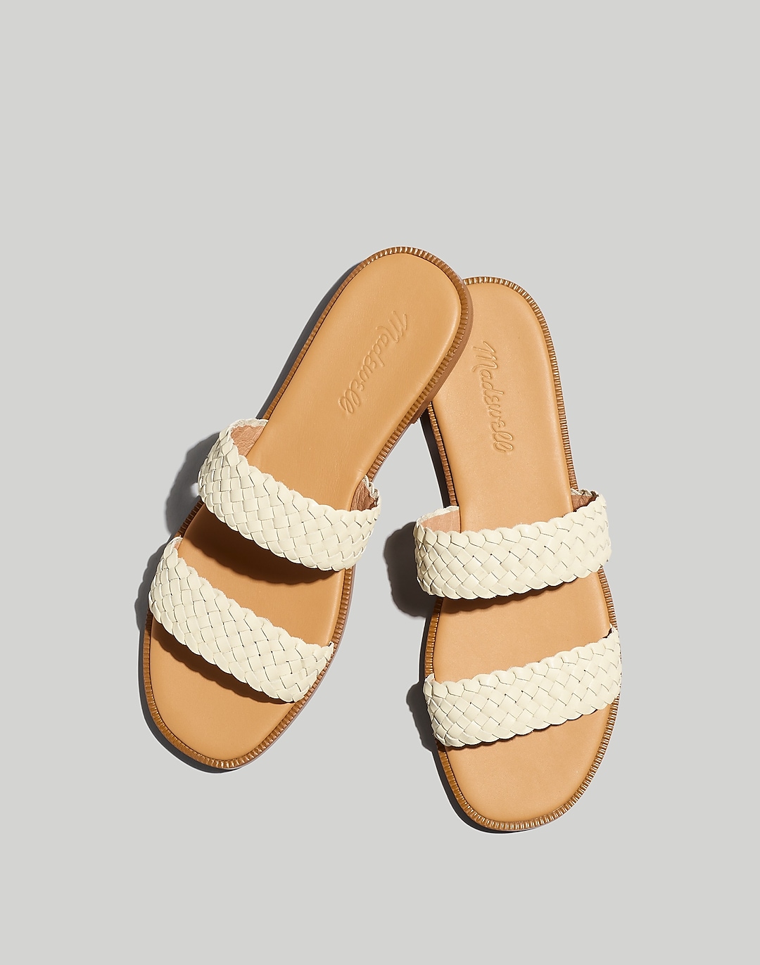 The Teagan Slide Sandal in Leather | Madewell