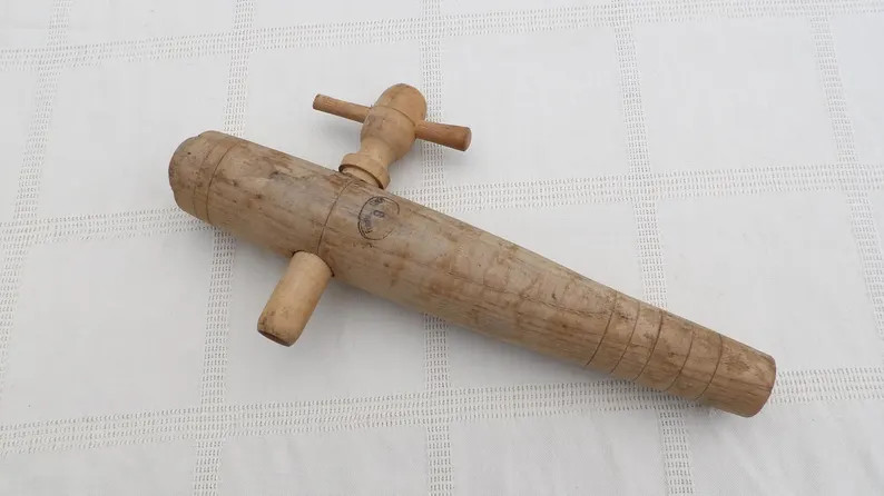 Large French Barrel Taps | Vintage Wine Barrel Tap | Wooden Spigot | French Keg Farmhouse Decor |... | Etsy (US)