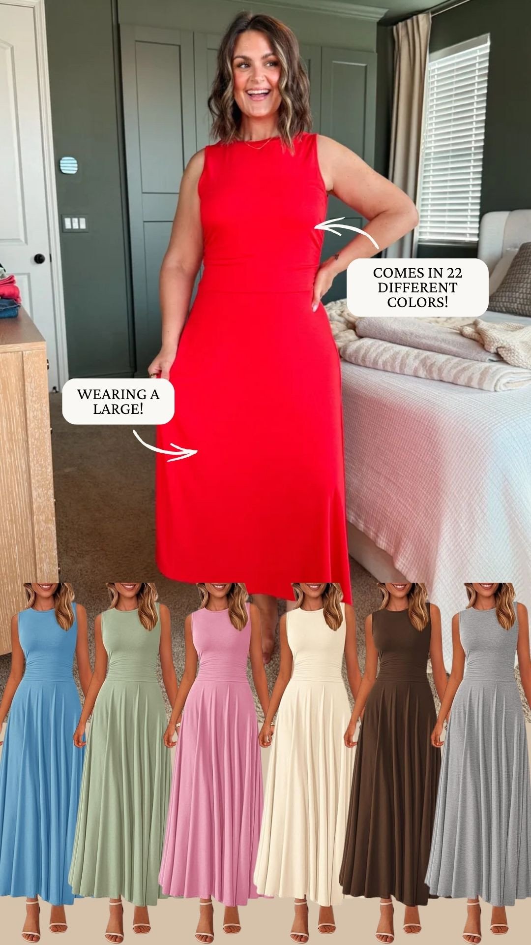 Amazon dress under $50! I am wearing a large!

summer fashion, watchnow, new arrivals, finds under 100, midsize fashion, courtney hamilton 

 #LTKootd #LTKSeasonal #LTKMidsize