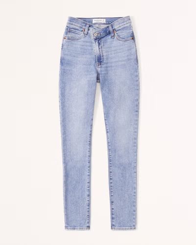 High Rise Super Skinny Ankle Jean | Abercrombie & Fitch (US)