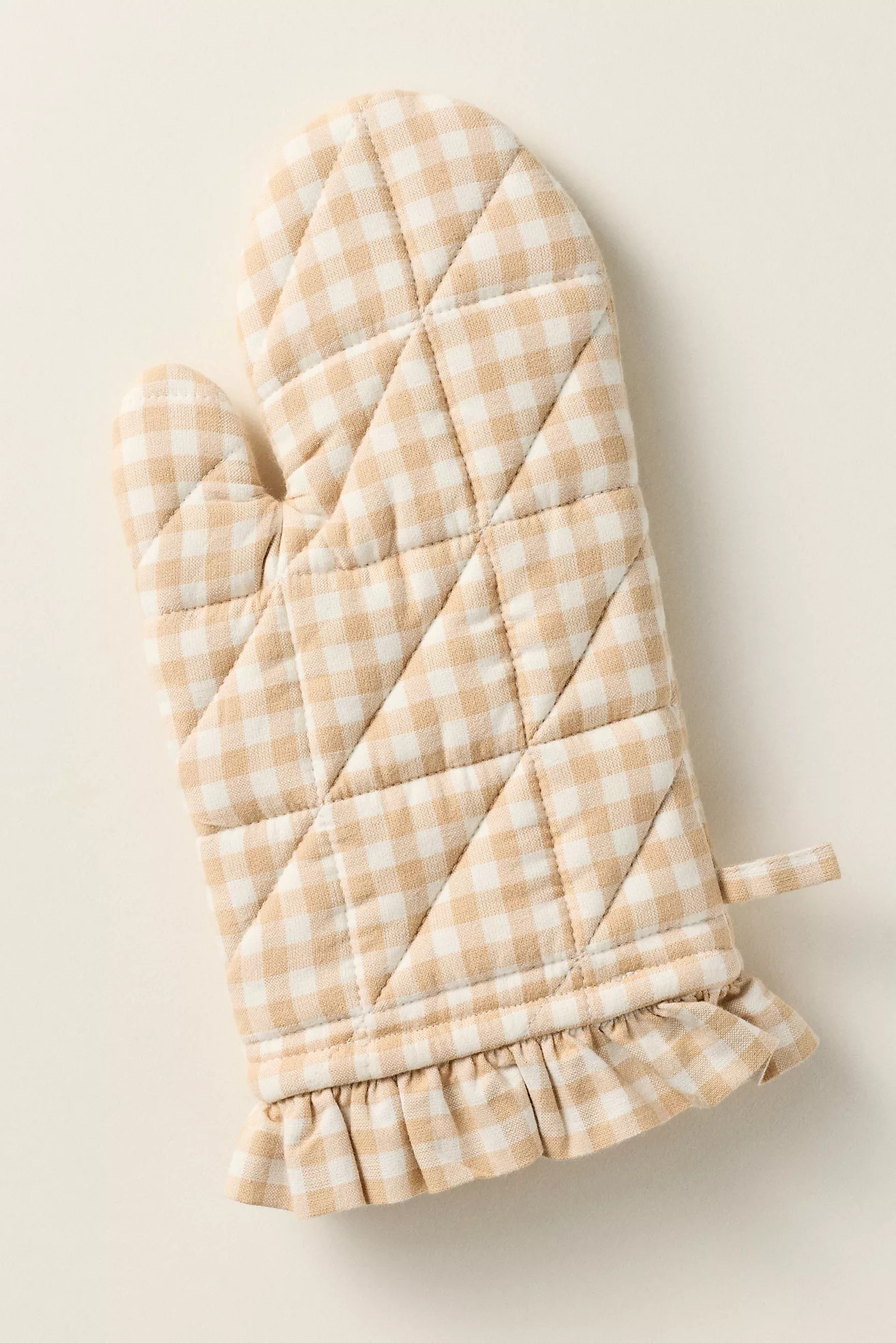 Brynn Gingham Oven Mitt | Anthropologie (US)