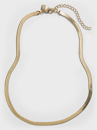 Flat Herringbone Necklace | Banana Republic Factory