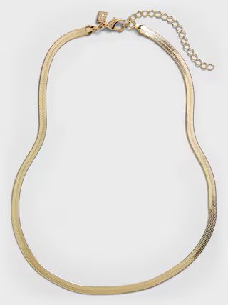 Flat Herringbone Necklace | Banana Republic Factory