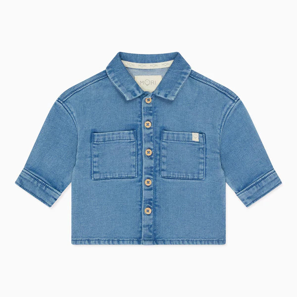 Soft Denim Shacket | Baby Mori