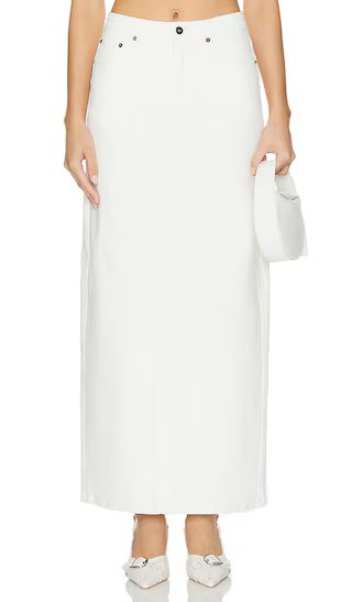Evianna Maxi Skirt in Off White | Revolve Clothing (Global)