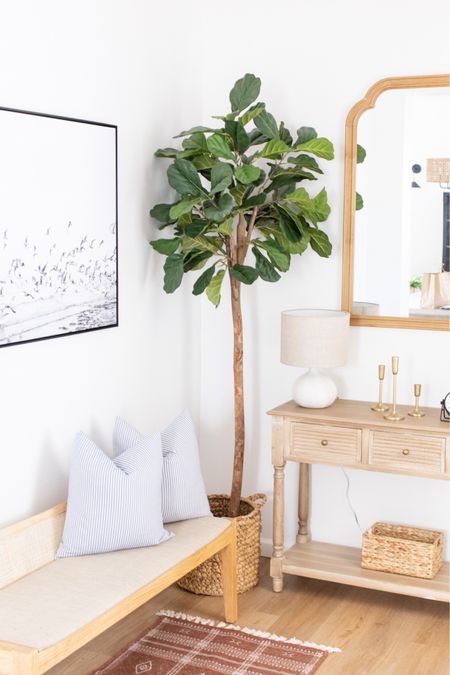 This tall faux fiddle leaf tree looks so real and I love them bark wood look on it too! This one is the 84inch I’ve also listed some more!

#LTKsalealert #LTKhome #LTKfindsunder100