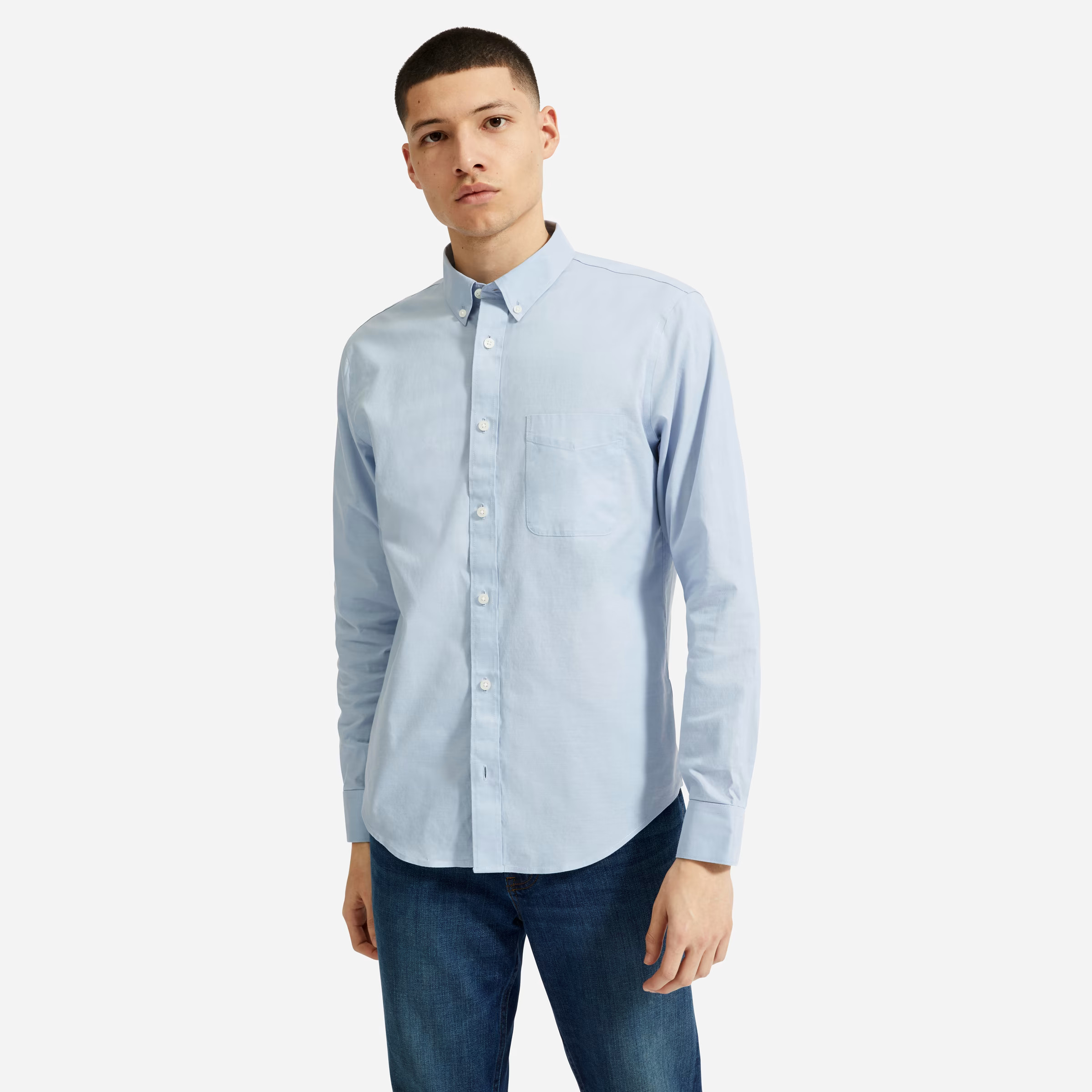 The Standard Fit Performance Air Oxford Long-Sleeve Shirt | Everlane